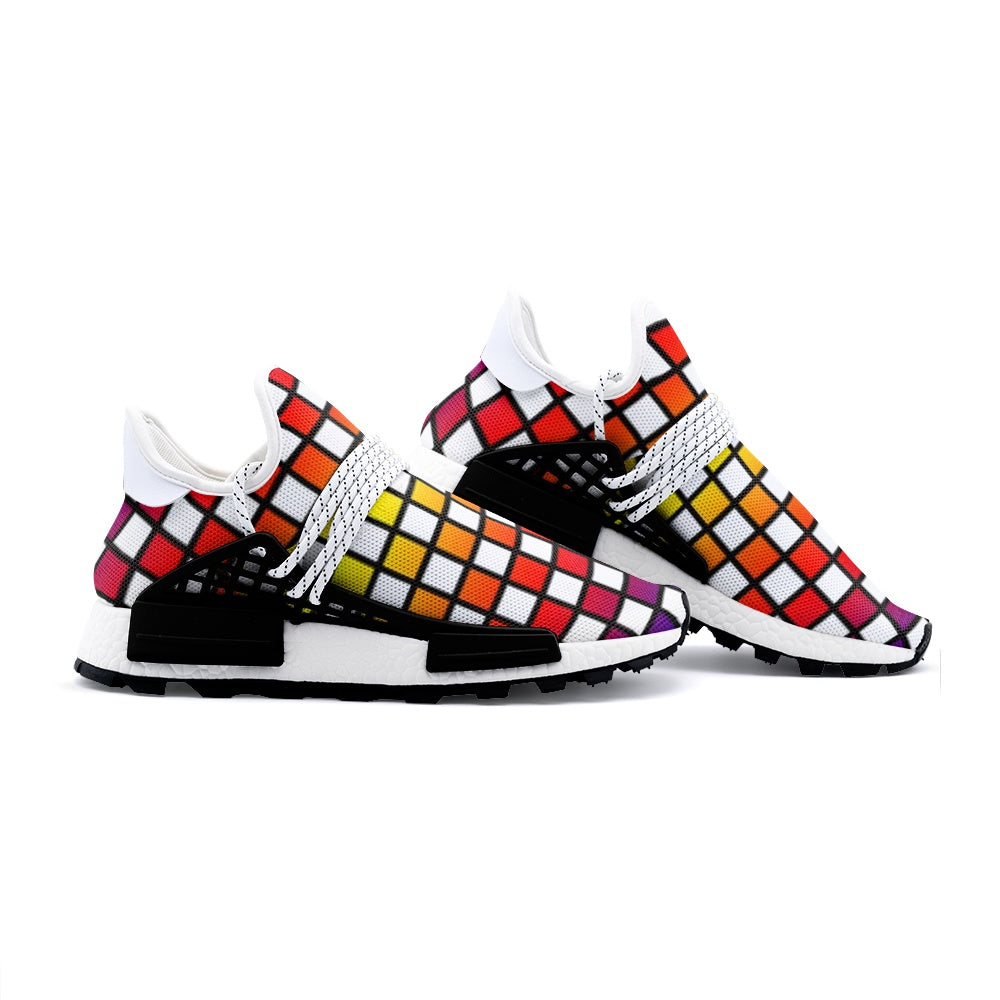 VIPER SHOE STYLE 55TR Abstract Cube Unisex Lightweight Sneaker