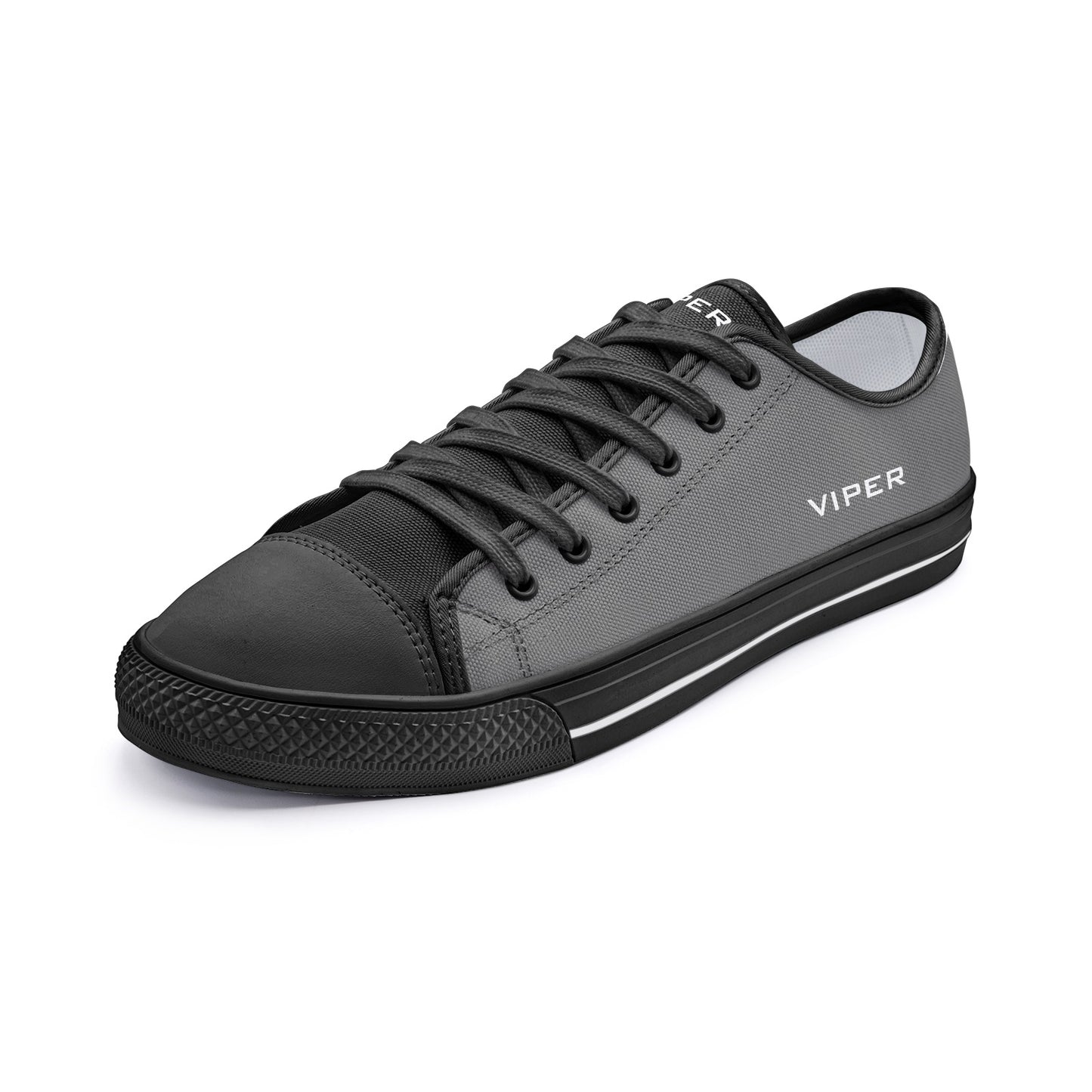 VIPER SHOES STYLE 54TT Low Top Gray Canvas Shoes