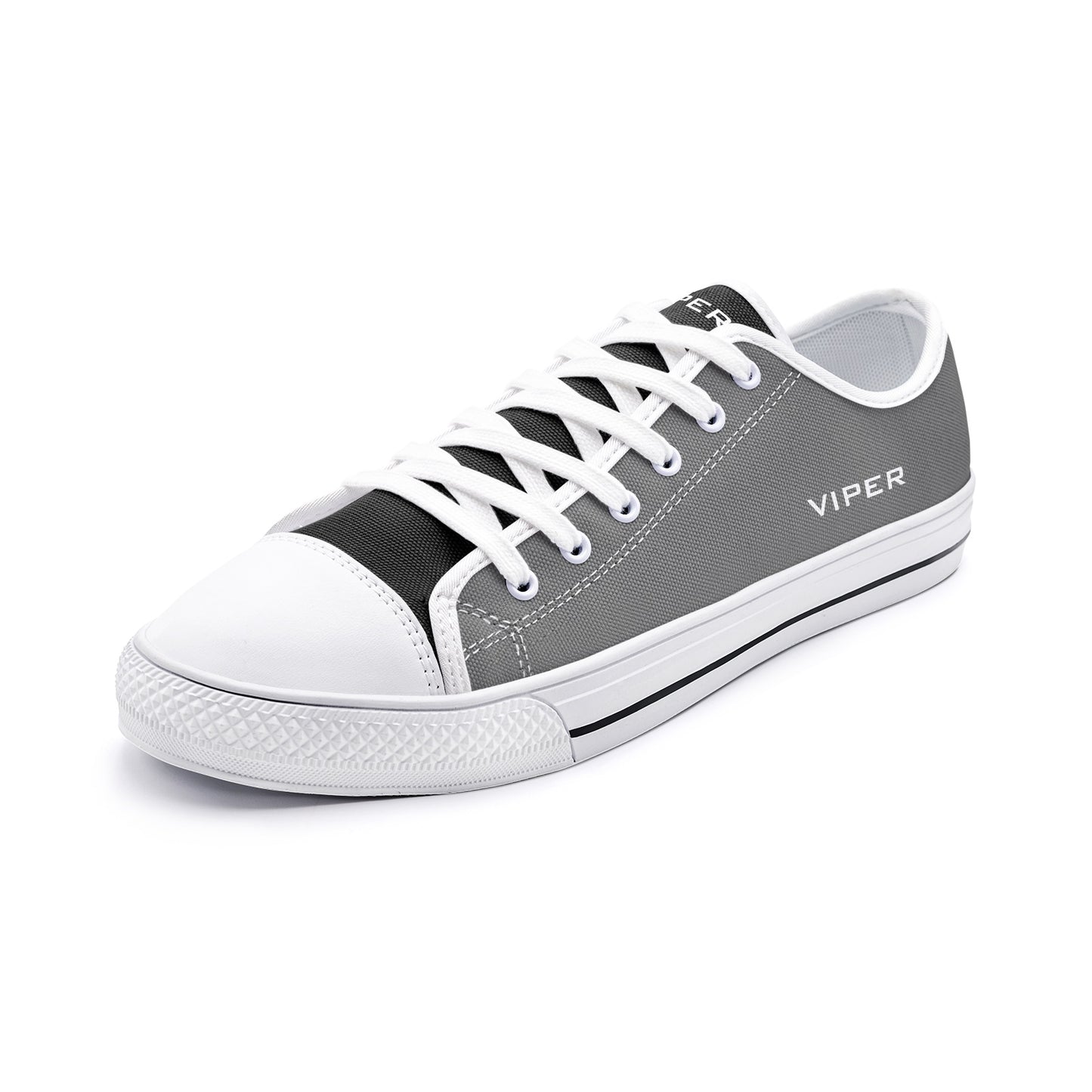 VIPER SHOES STYLE 54TT Low Top Gray Canvas Shoes