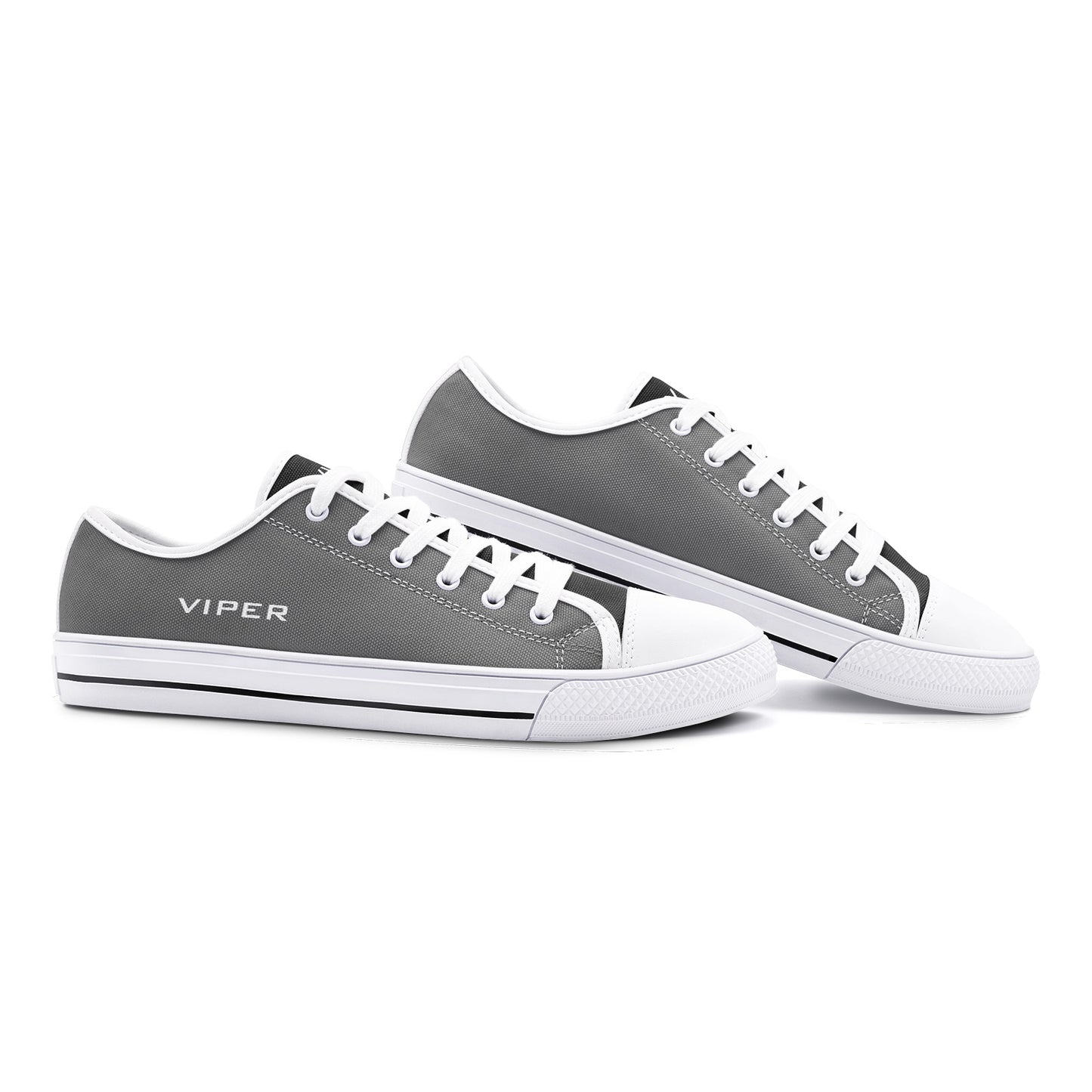 VIPER SHOES STYLE 54TT Low Top Gray Canvas Shoes