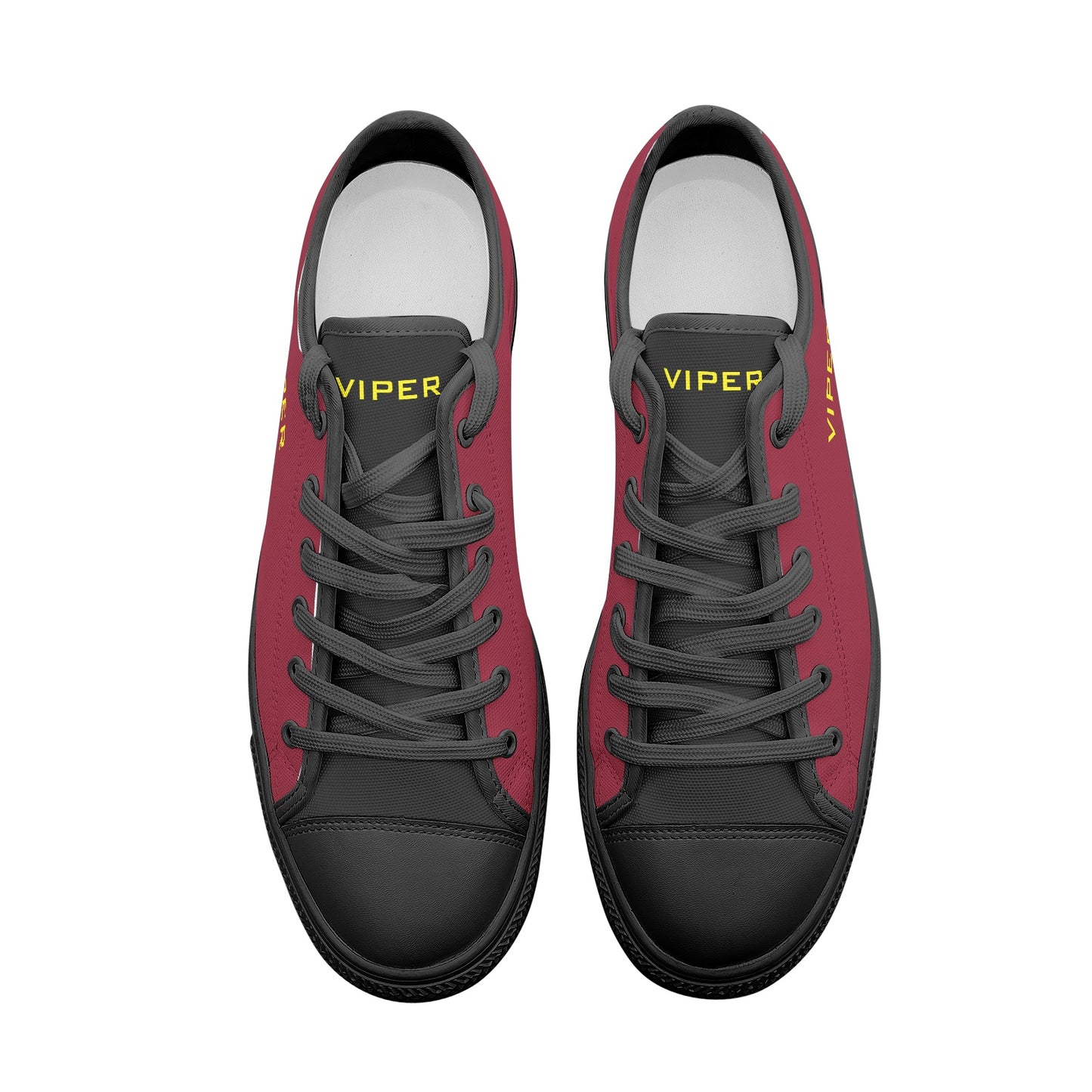 VIPER SHOES STYLE 54TT Low Top Burgundy Canvas Shoes