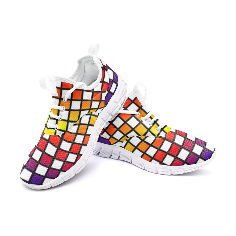 VIPER SHOES STYLE 54TF Abstract Cube Unisex Lightweight Sneaker City Running Shoes