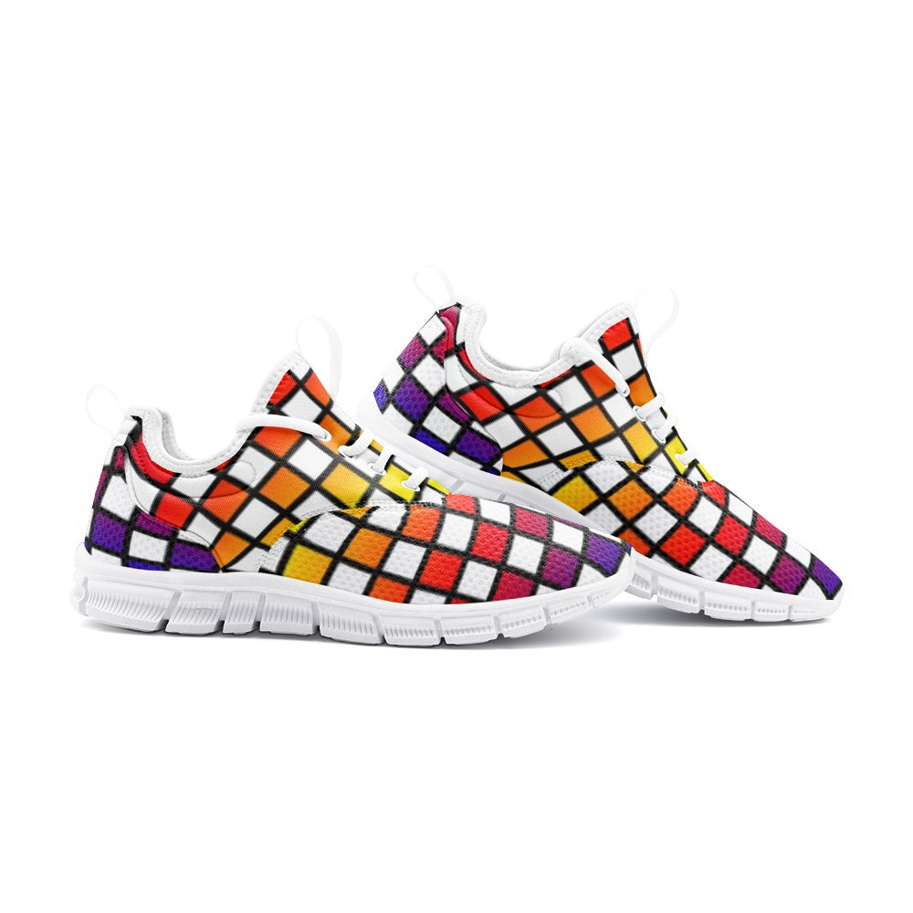 VIPER SHOES STYLE 54TF Abstract Cube Unisex Lightweight Sneaker City Running Shoes