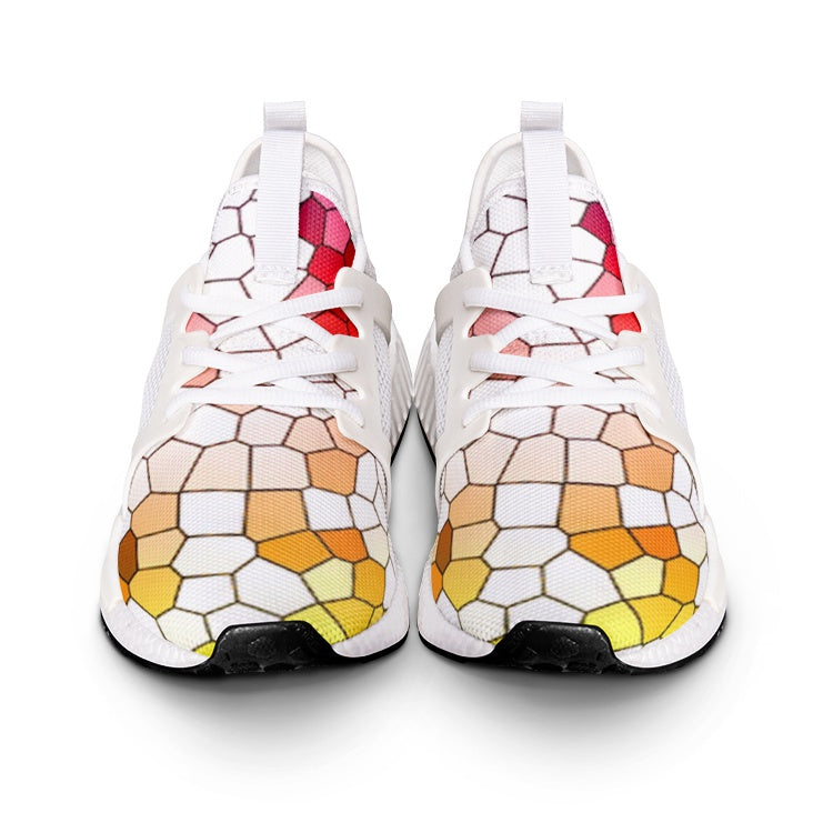 VIPER SHOES STYLE 54TR Multi Mosaic Abstract 1 Canvas Unisex Lightweight Sneaker