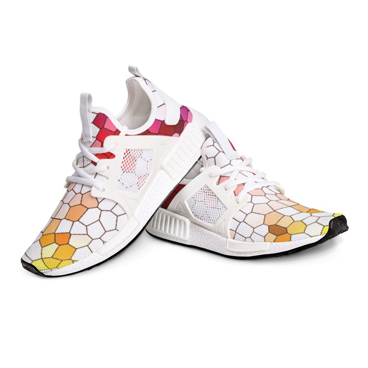 VIPER SHOES STYLE 54TR Multi Mosaic Abstract 1 Canvas Unisex Lightweight Sneaker