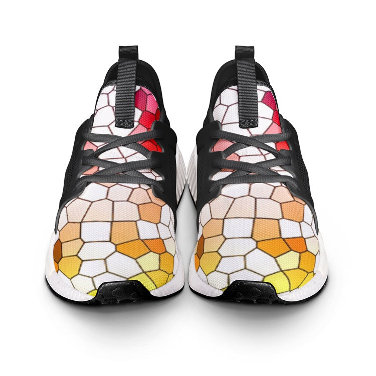 VIPER SHOES STYLE 54TR Multi Mosaic Abstract 1 Canvas Unisex Lightweight Sneaker