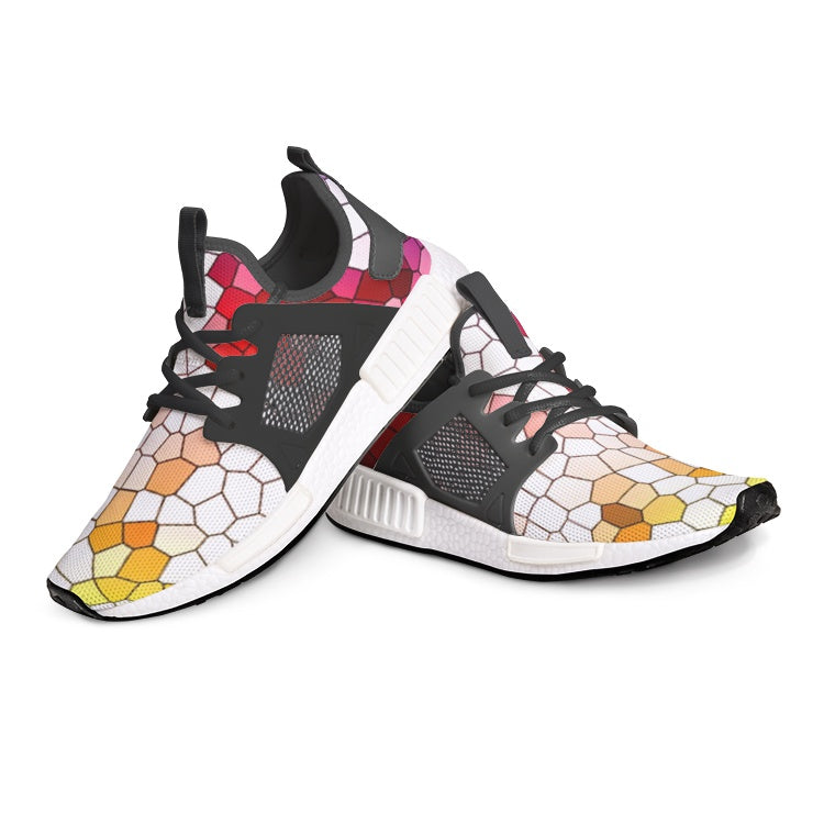 VIPER SHOES STYLE 54TR Multi Mosaic Abstract 1 Canvas Unisex Lightweight Sneaker