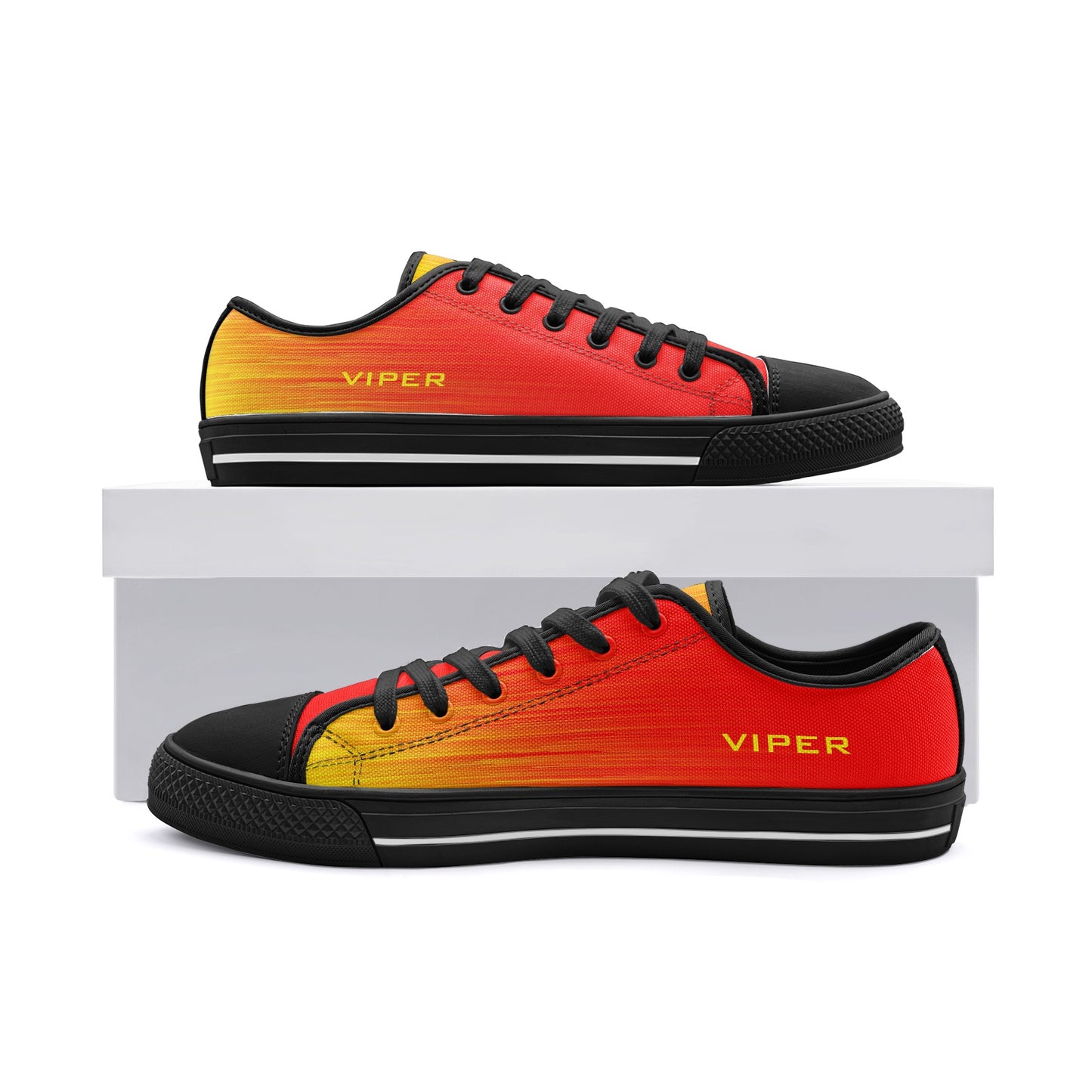 VIPER SHOES STYLE 54TT Low Top Red Storm Canvas Shoes