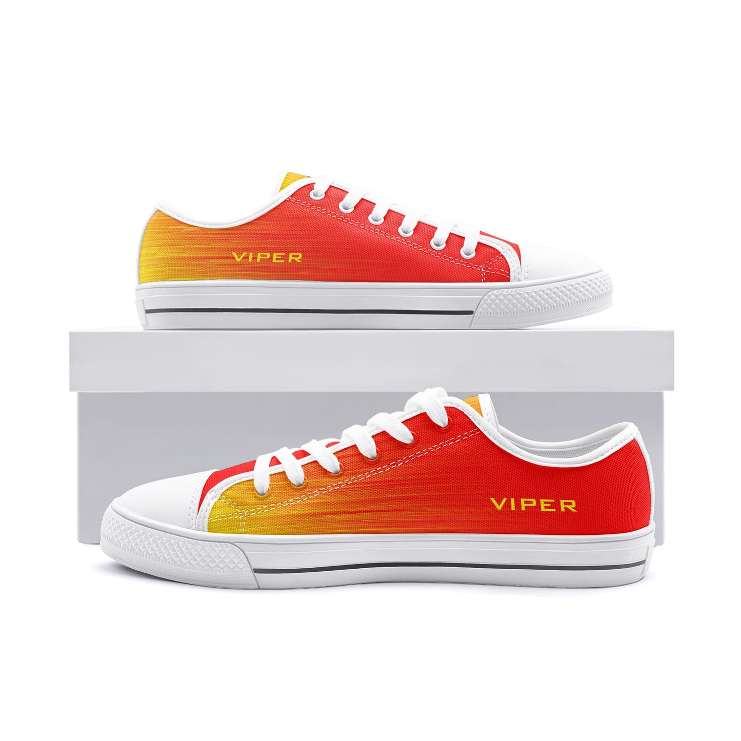 VIPER SHOES STYLE 54TT Low Top Red Storm Canvas Shoes