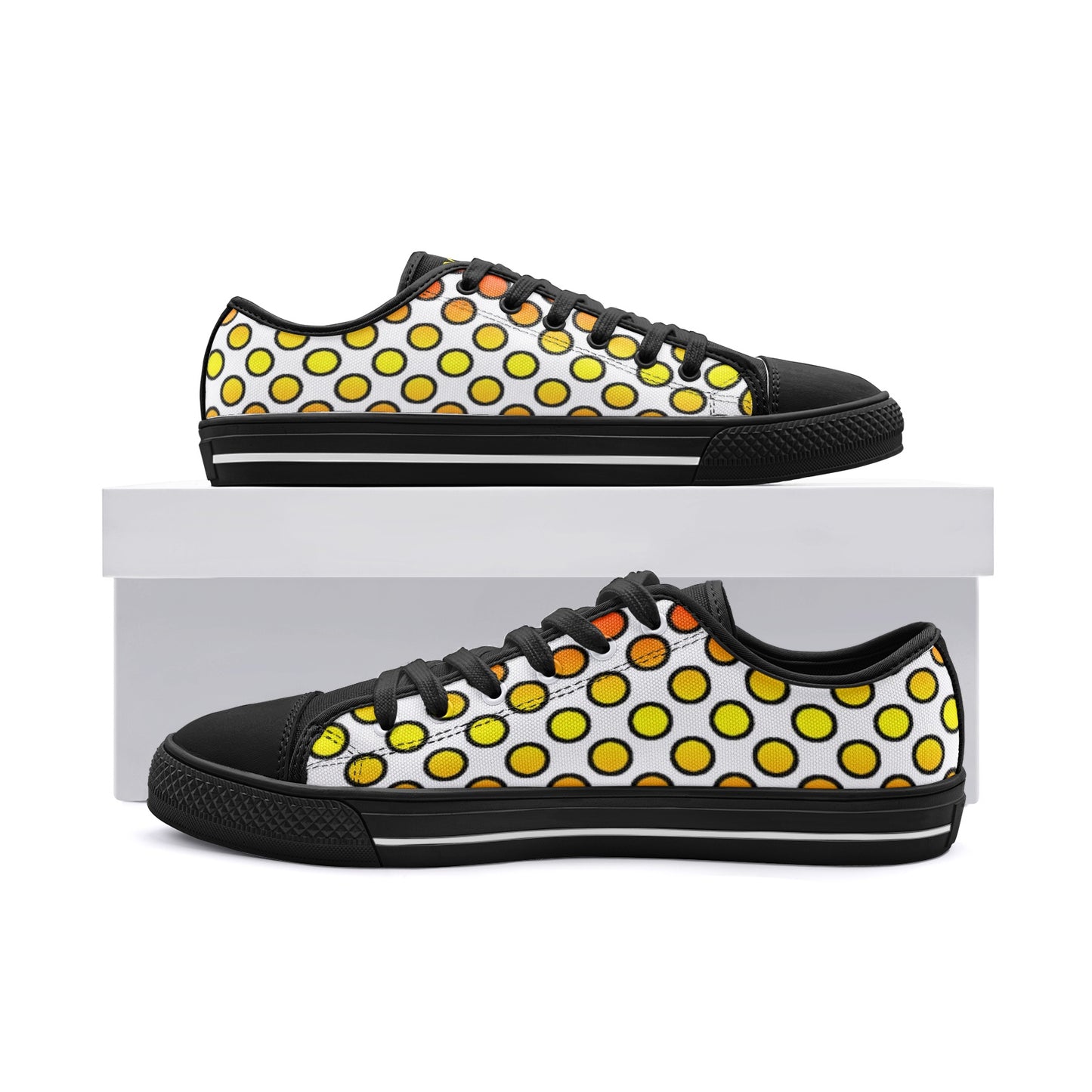 VIPER SHOES STYLE 54TT Low Top Circle Canvas Shoes