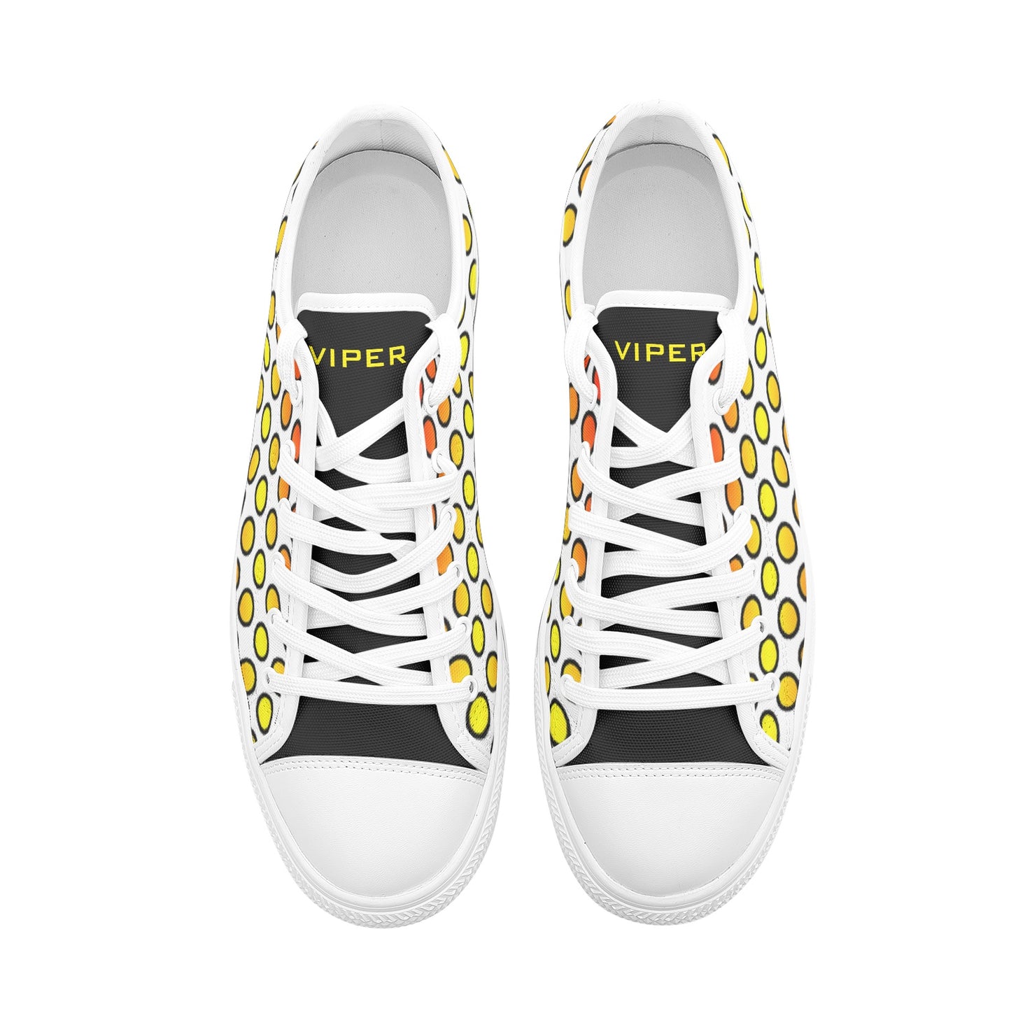 VIPER SHOES STYLE 54TT Low Top Circle Canvas Shoes