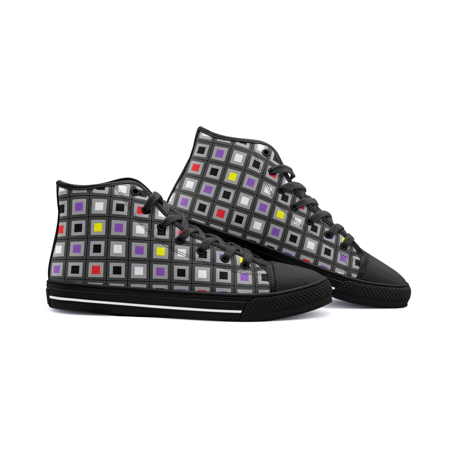 VIPER HIP HOP SHOES High Top Multi Cube II Canvas Style 54TO