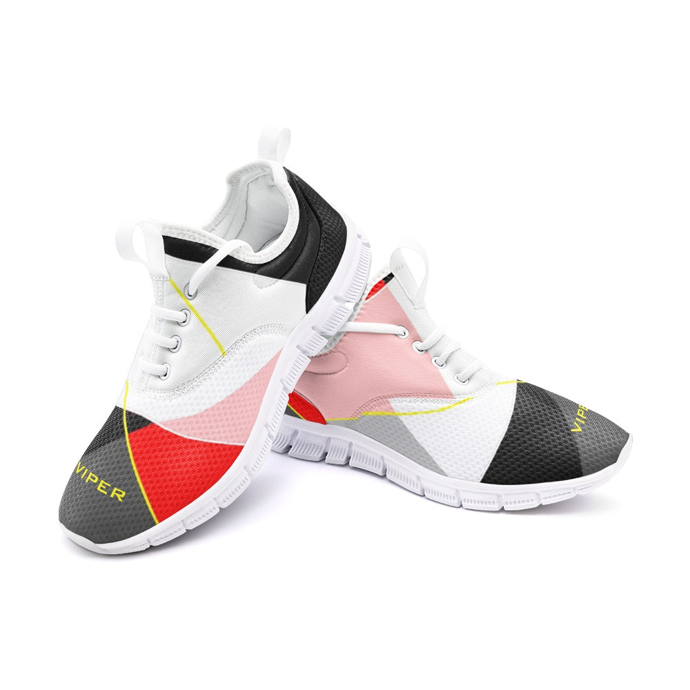 VIPER SHOES STYLE 54TF Geometric Abstract Unisex Lightweight Sneaker City Running Shoes