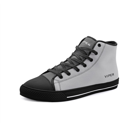 VIPER HIP HOP SHOES High Top Light Gray Canvas Style 54TO