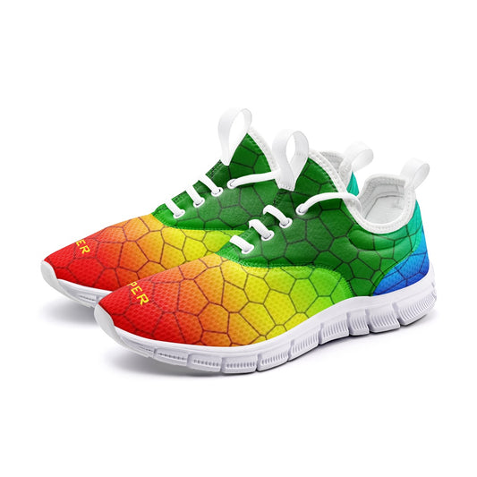 VIPER SHOES STYLE 54TF Multi Mosaic Abstract Unisex Lightweight Sneaker City Running Shoes