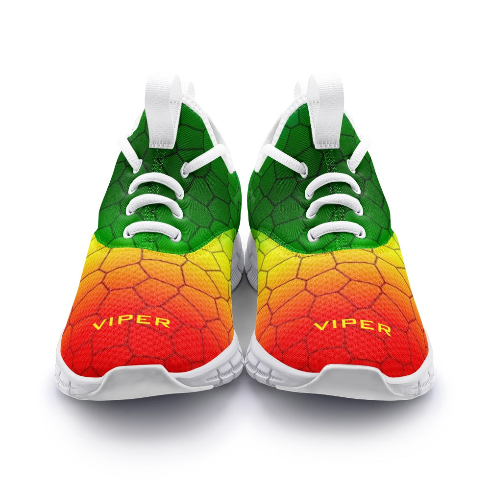 VIPER SHOES STYLE 54TF Multi Mosaic Abstract Unisex Lightweight Sneaker City Running Shoes