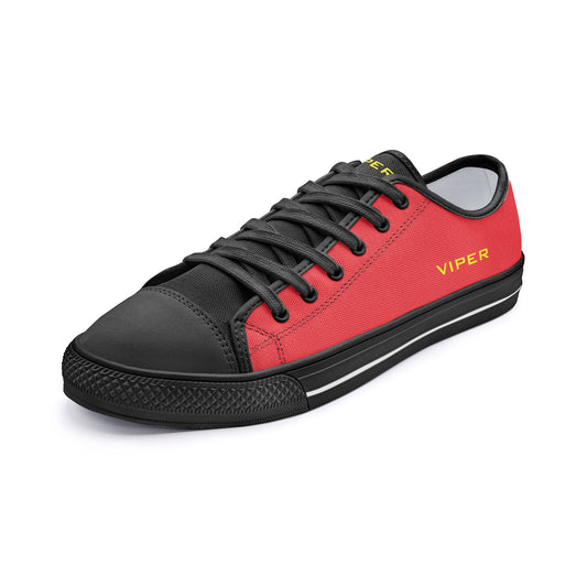 VIPER SHOES STYLE 54TT Low Top Red Canvas Shoes