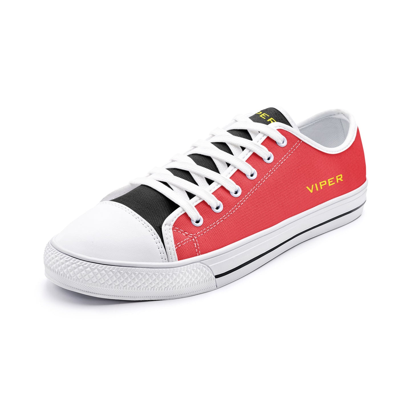 VIPER SHOES STYLE 54TT Low Top Red Canvas Shoes