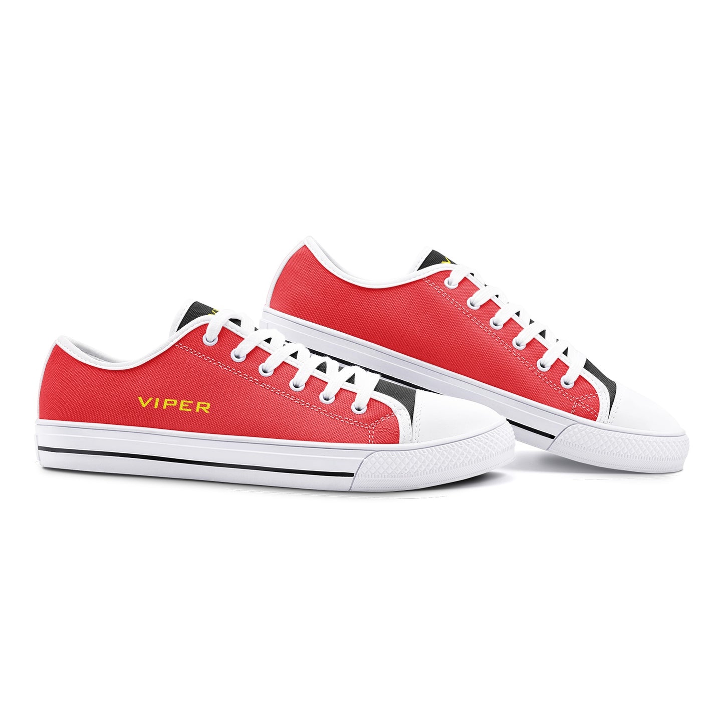 VIPER SHOES STYLE 54TT Low Top Red Canvas Shoes