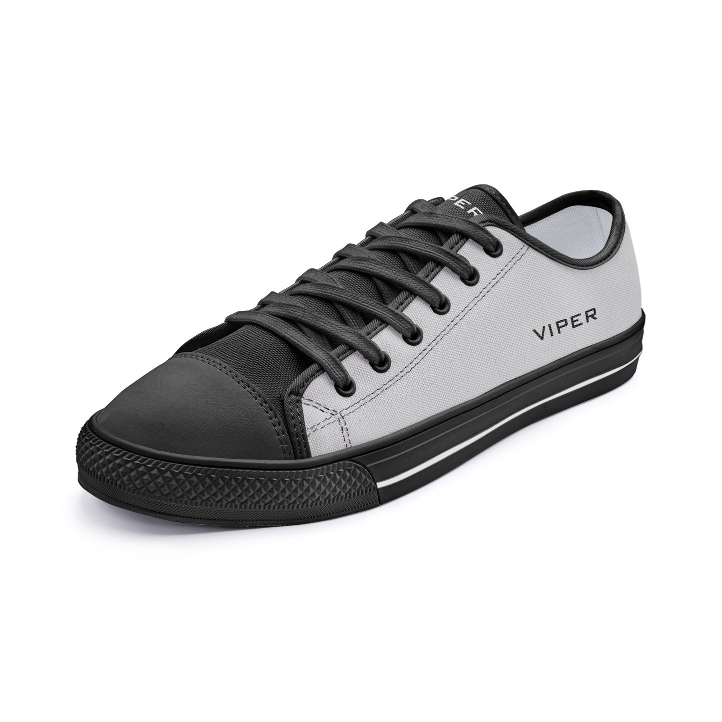 VIPER SHOES STYLE 54TT Low Top Light Gray Canvas Shoes