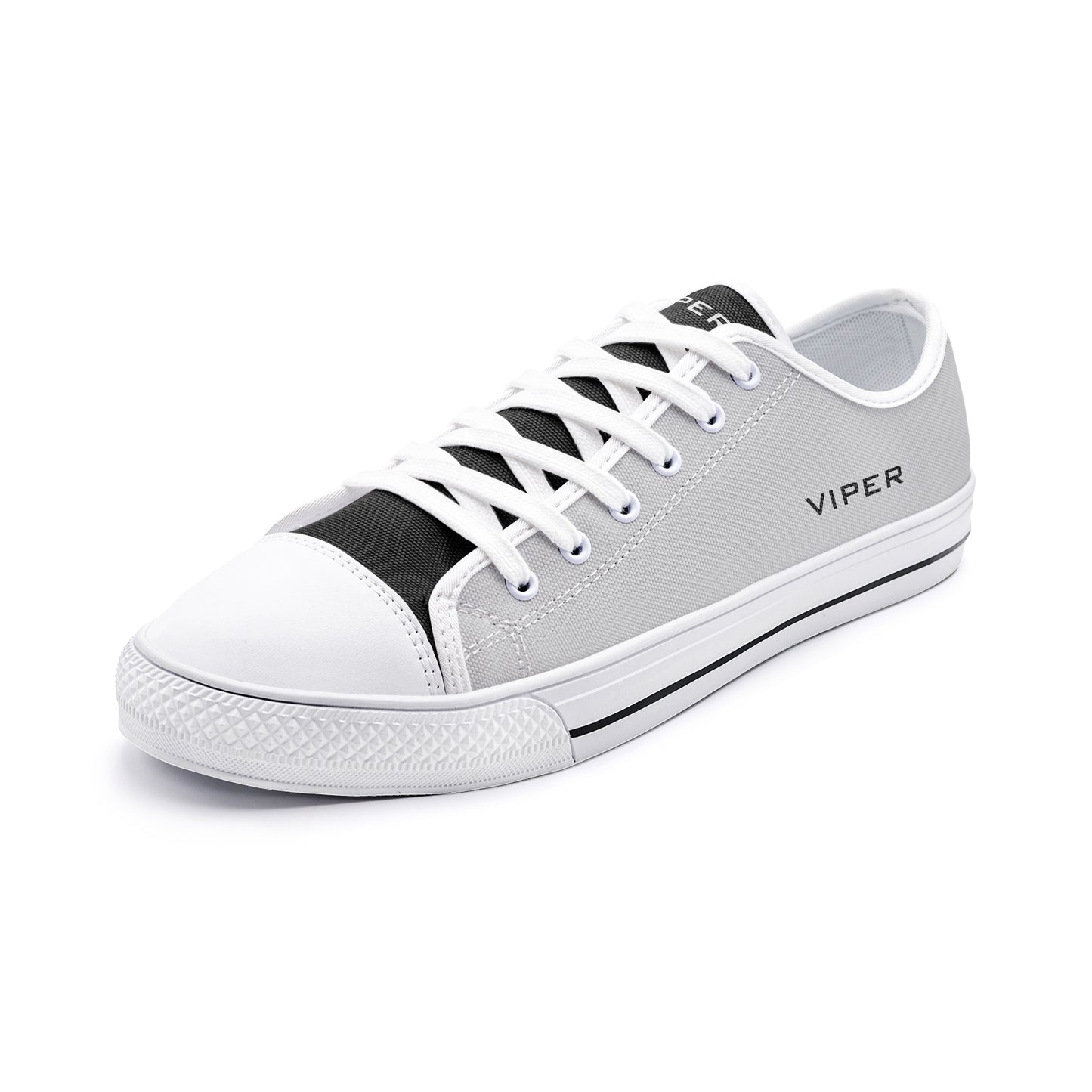 VIPER SHOES STYLE 54TT Low Top Light Gray Canvas Shoes