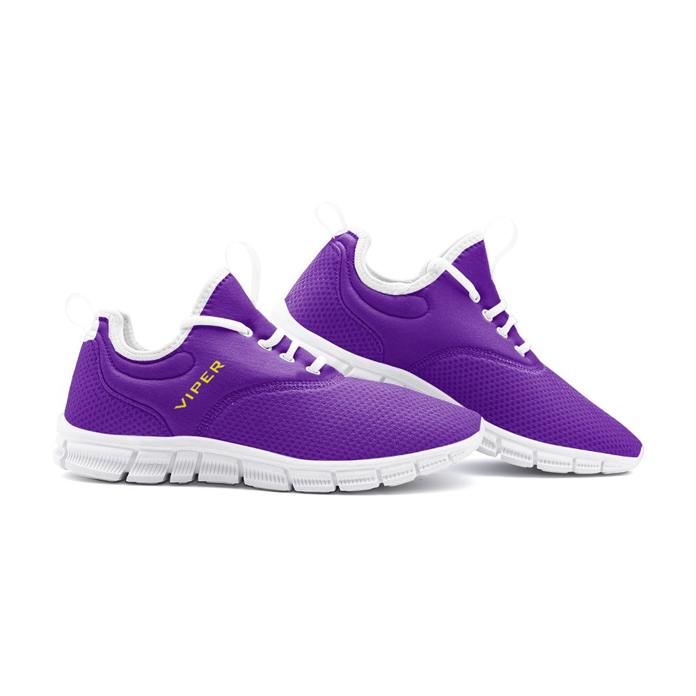 VIPER SHOES STYLE 54TF Dark Purple Unisex Lightweight Sneaker City Running Shoes