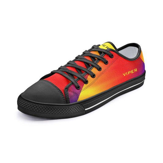 VIPER SHOES STYLE 54TT Low Top Abstract Canvas Shoes