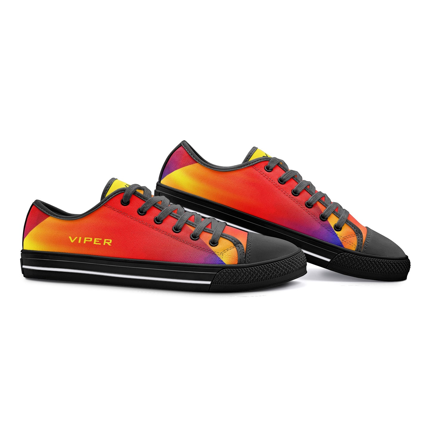 VIPER SHOES STYLE 54TT Low Top Abstract Canvas Shoes