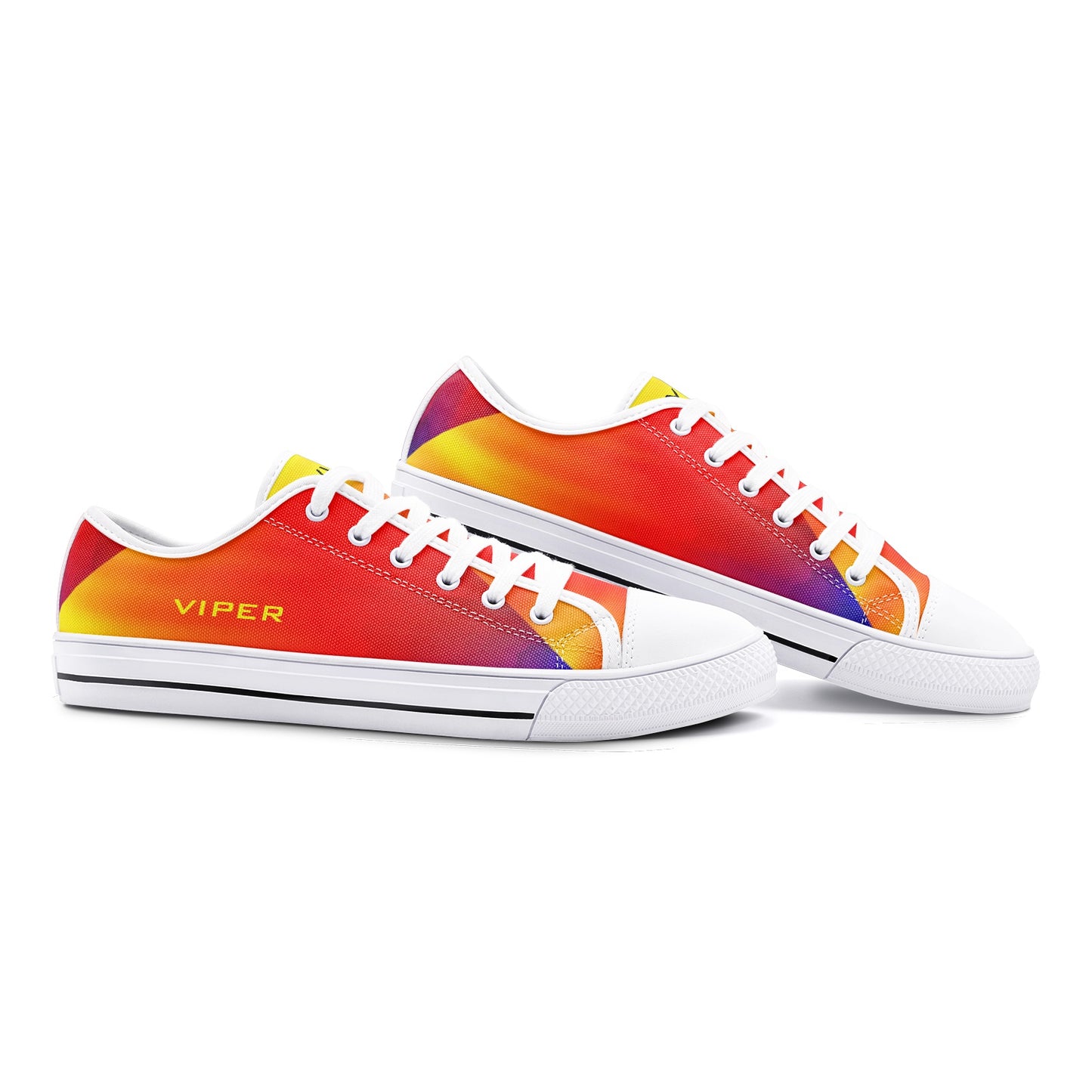 VIPER SHOES STYLE 54TT Low Top Abstract Canvas Shoes