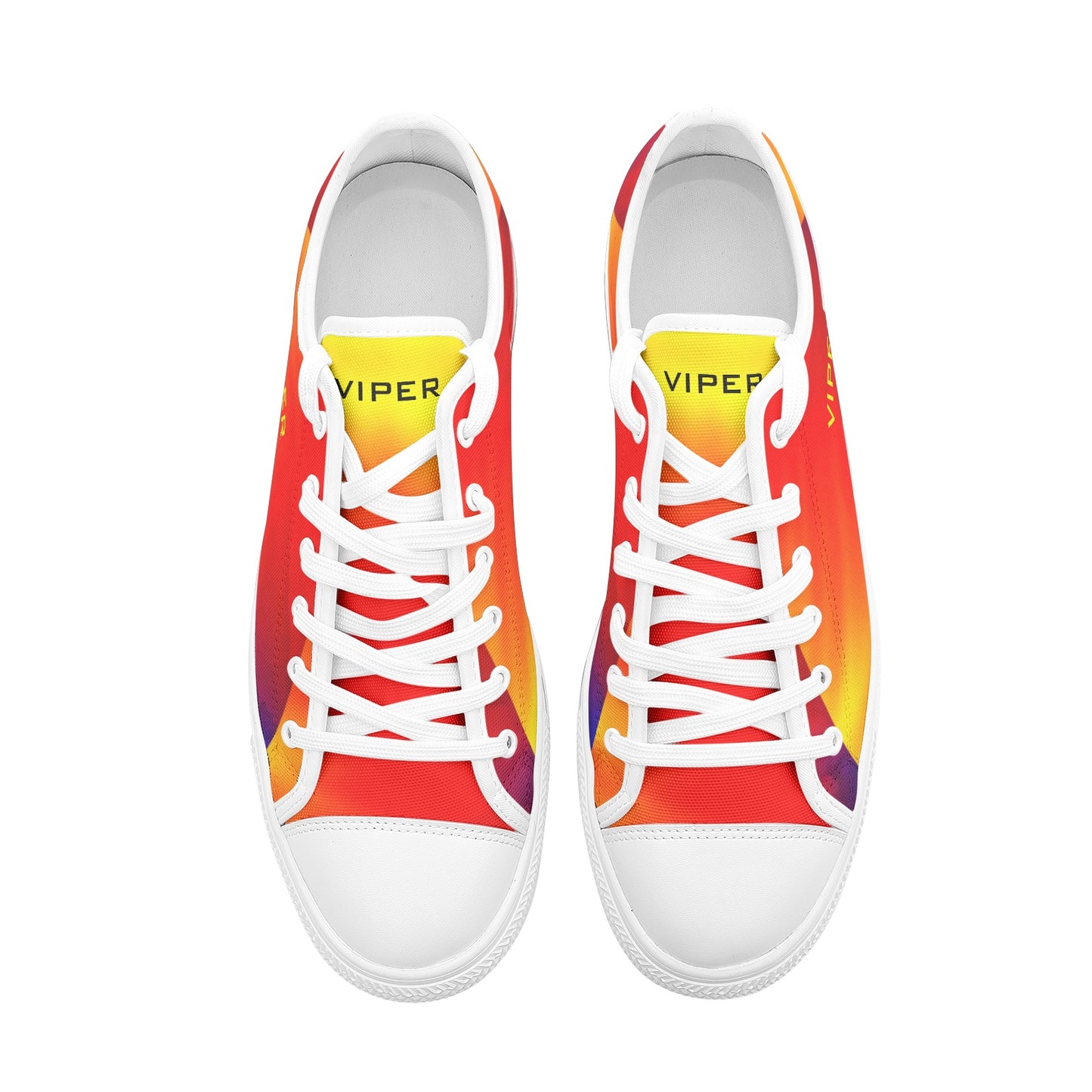 VIPER SHOES STYLE 54TT Low Top Abstract Canvas Shoes