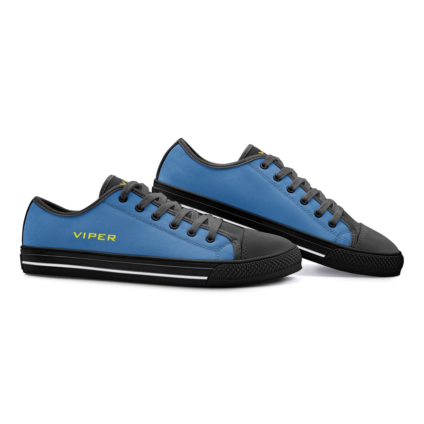 VIPER SHOES STYLE 54TT Low Top Navy Blue Canvas Shoes