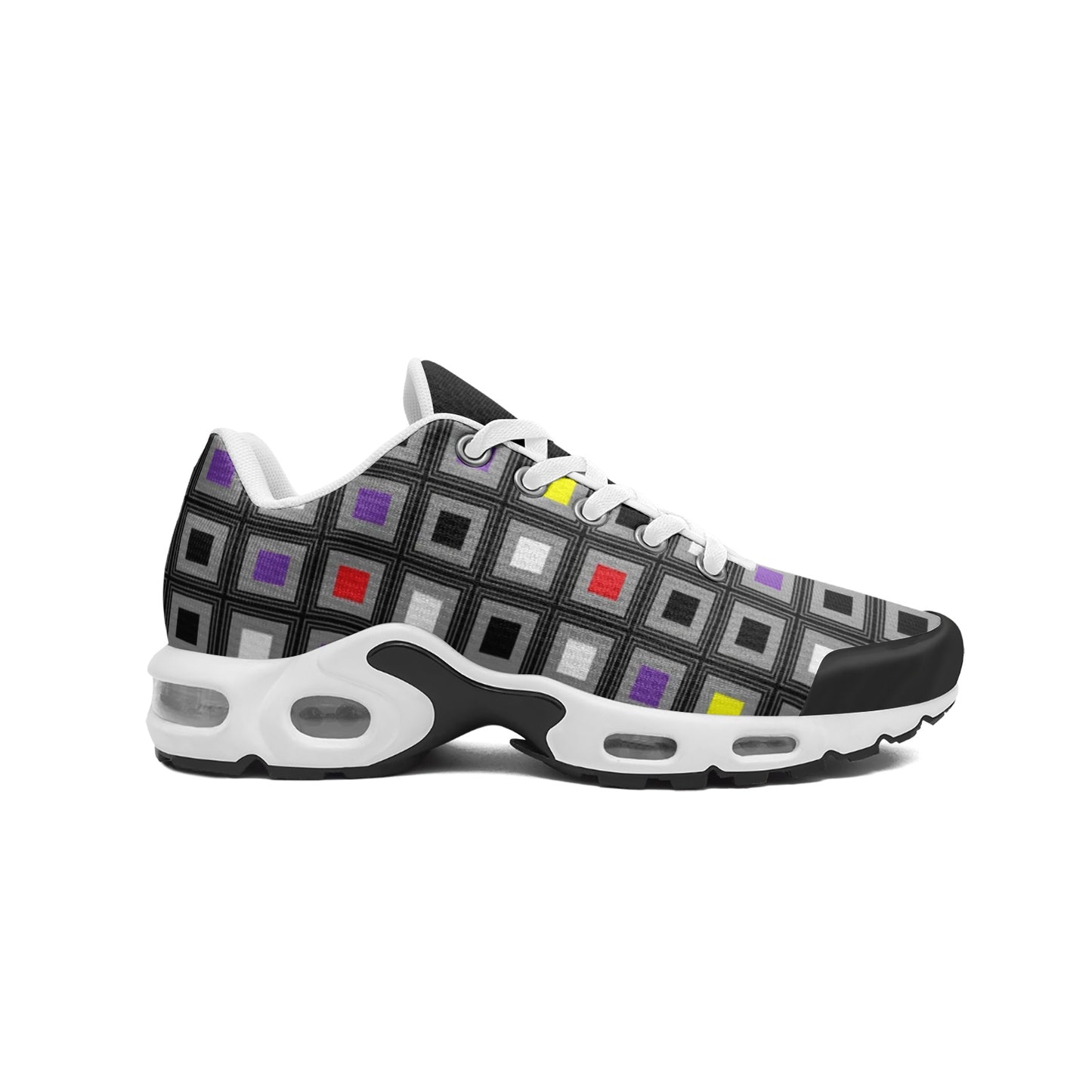 VIPER SHOES STYLE 55TT Multi Cube Abstract 01 Unisex Mesh Tech Eco-Flex Sneakers