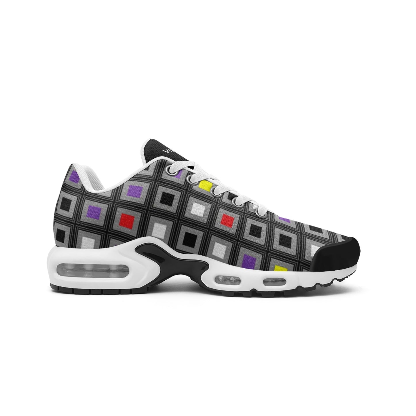 VIPER SHOES STYLE 55TT Multi Cube Abstract 01 Unisex Mesh Tech Eco-Flex Sneakers