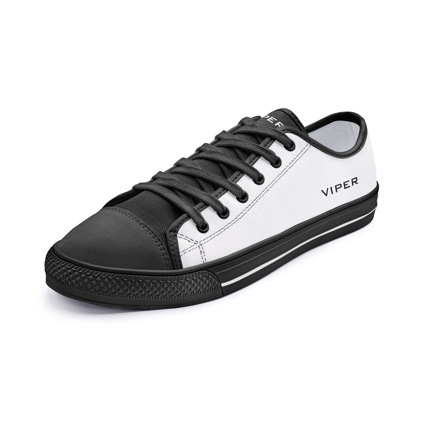 VIPER SHOES STYLE 54TT Low Top White Canvas Shoes