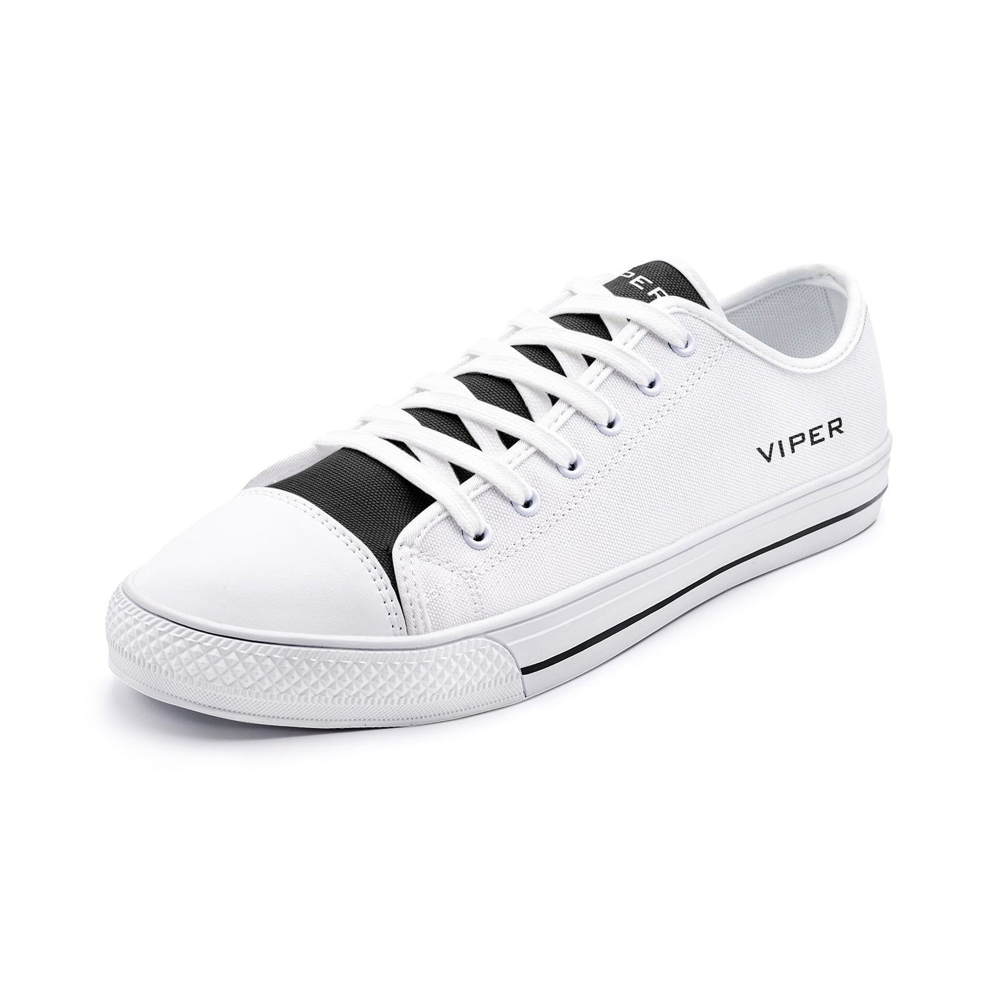 VIPER SHOES STYLE 54TT Low Top White Canvas Shoes