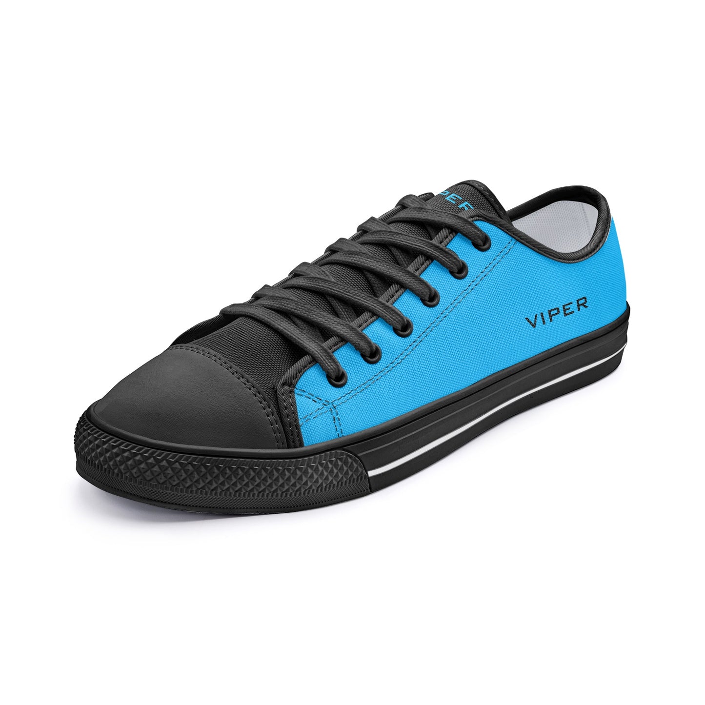 VIPER SHOES STYLE 54TT Low Top Electric Blue Canvas Shoes