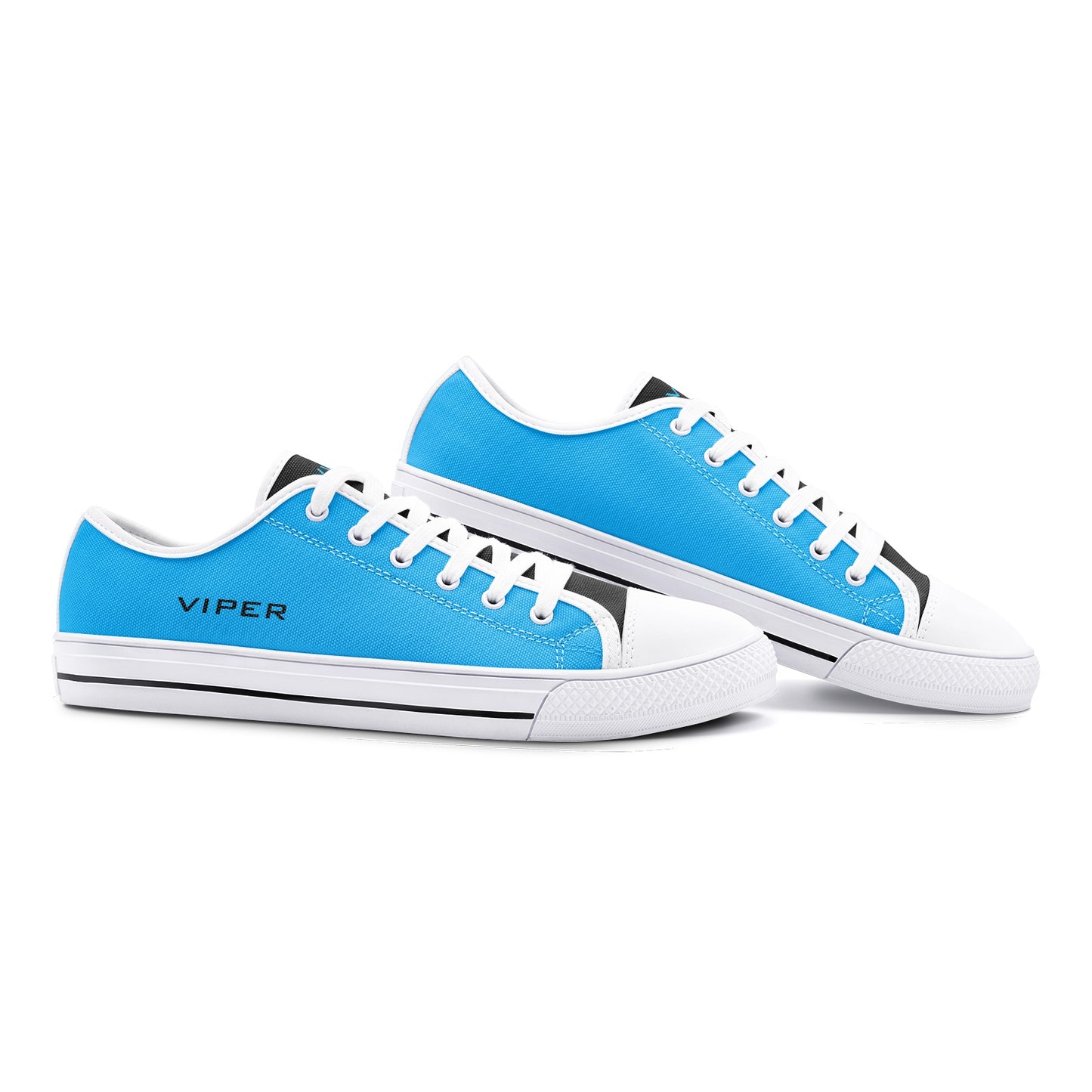 VIPER SHOES STYLE 54TT Low Top Electric Blue Canvas Shoes