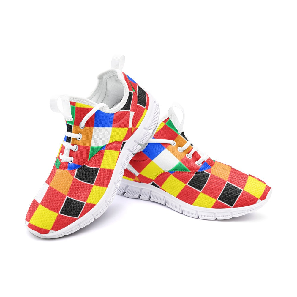 VIPER SHOES STYLE 54TF Multi Cube Abstract II Unisex Lightweight Sneaker City Running Shoes