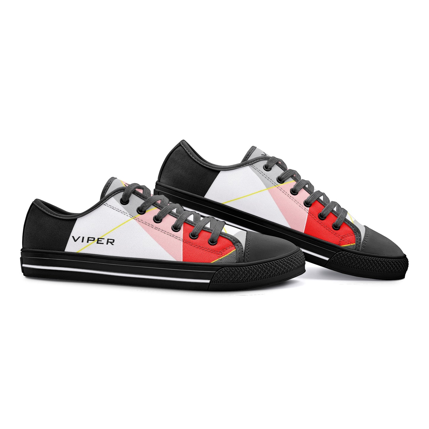 VIPER SHOES STYLE 54TT Low Top Abstract Canvas Shoes