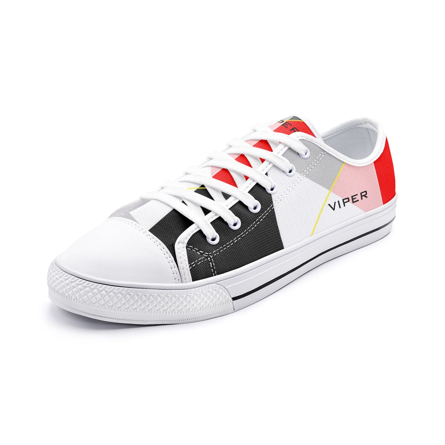 VIPER SHOES STYLE 54TT Low Top Abstract Canvas Shoes