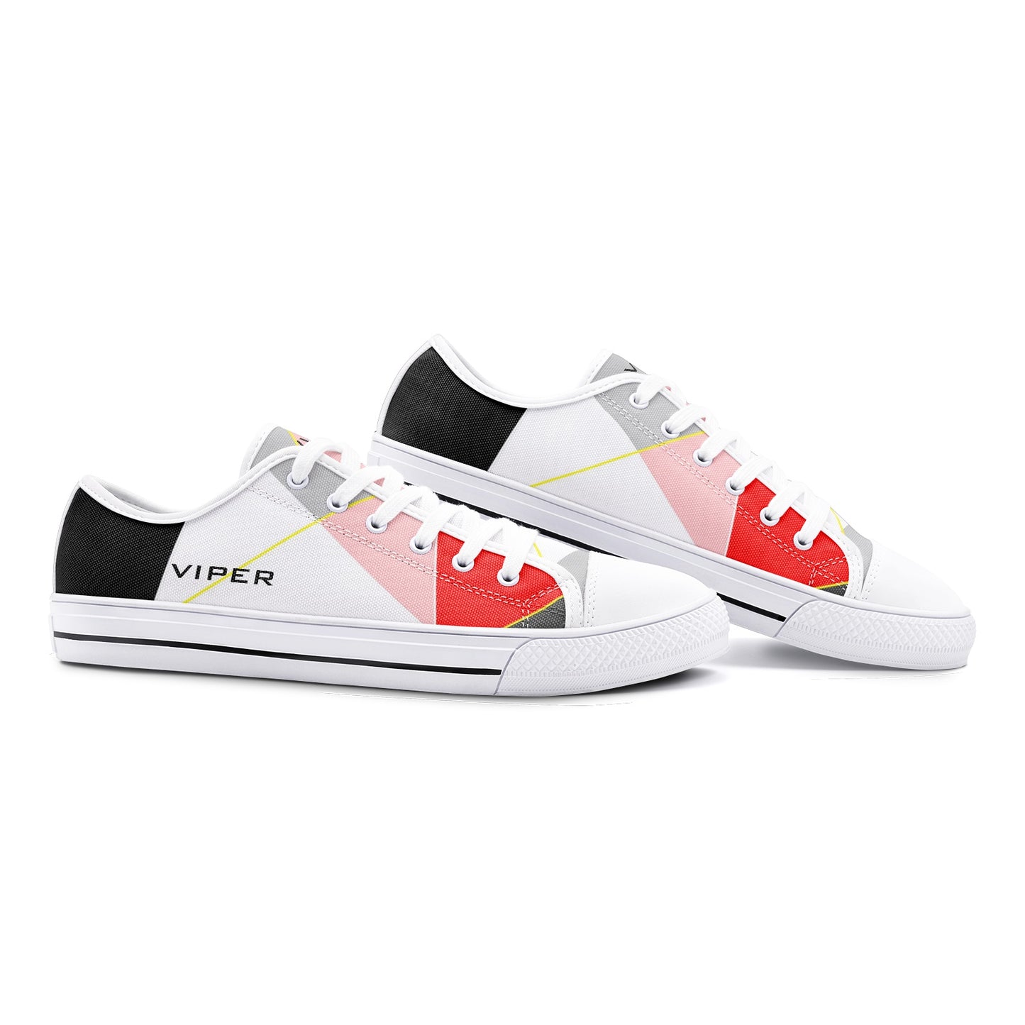 VIPER SHOES STYLE 54TT Low Top Abstract Canvas Shoes