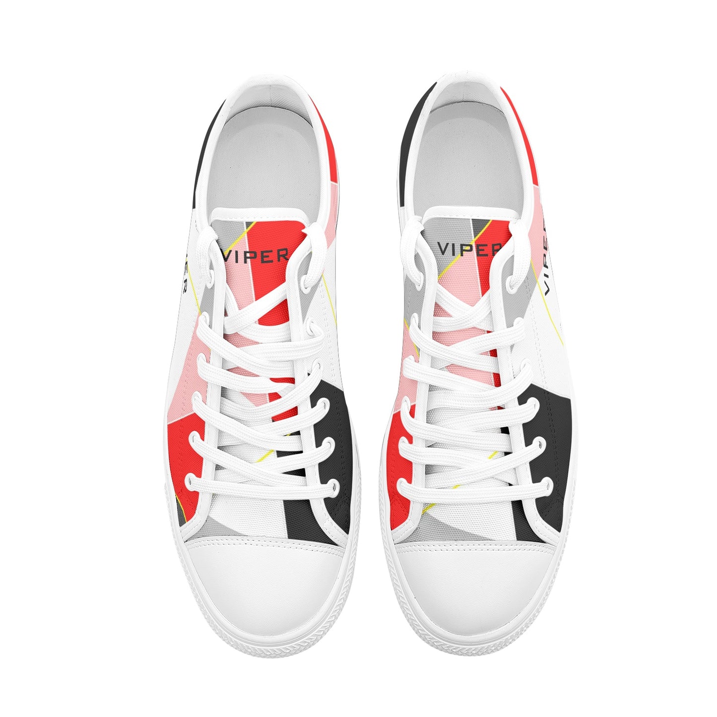 VIPER SHOES STYLE 54TT Low Top Abstract Canvas Shoes