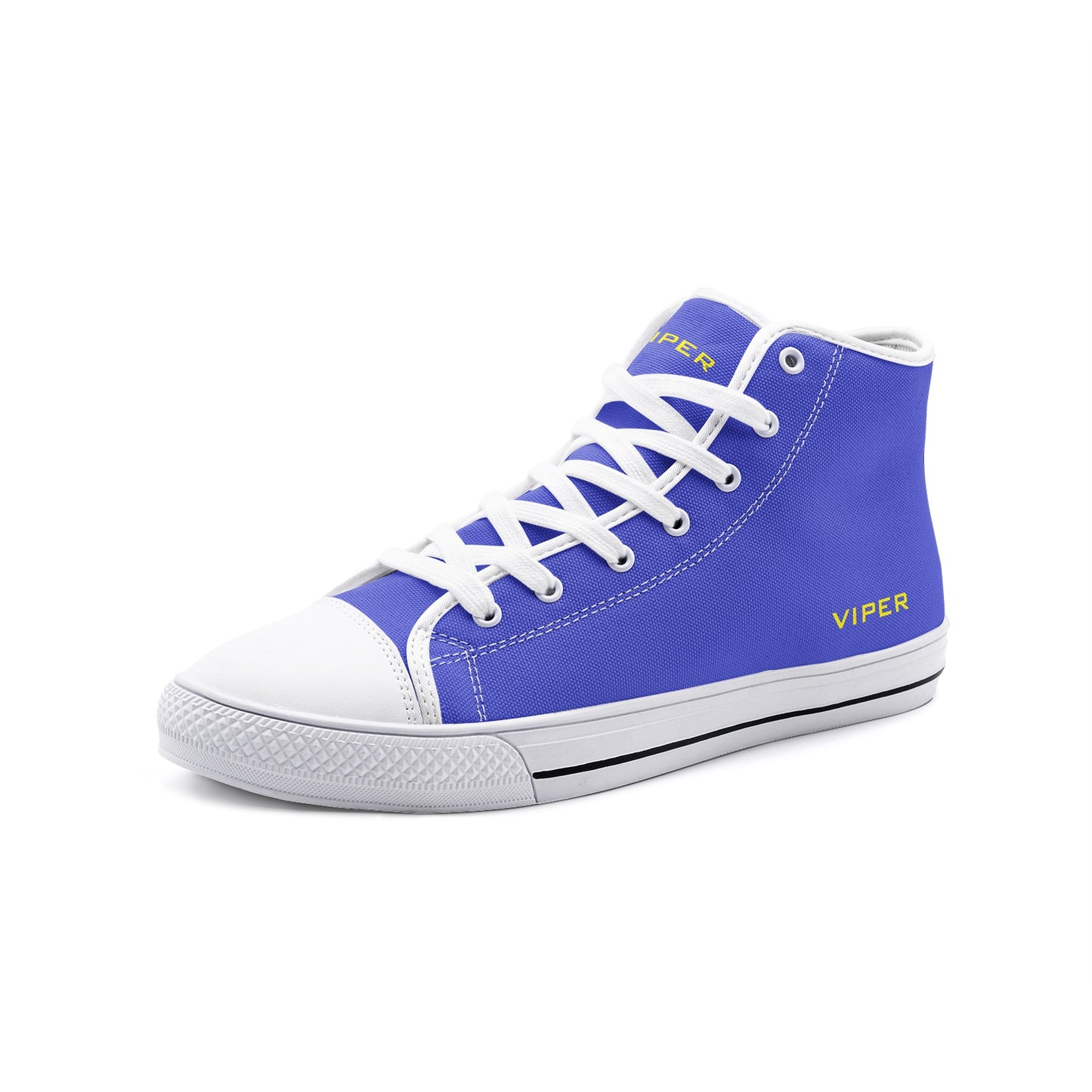 VIPER HIP HOP SHOES High Top Royal Blue Canvas Style 54TO