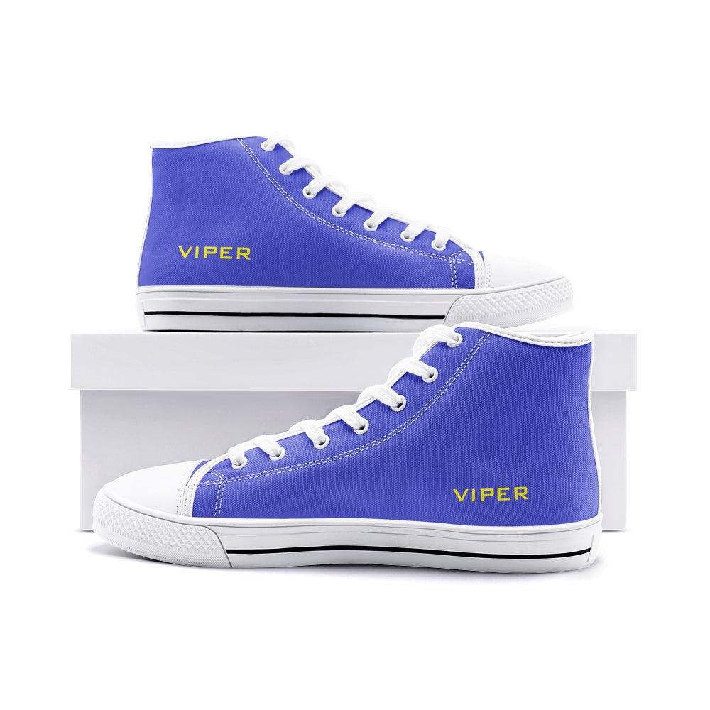 VIPER HIP HOP SHOES High Top Royal Blue Canvas Style 54TO