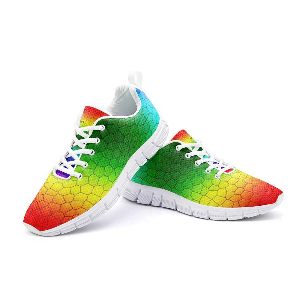 VIPER SHOES STYLE 54TV Multi Mosaic Abstract Unisex Lightweight Sneaker Athletic Running Shoes