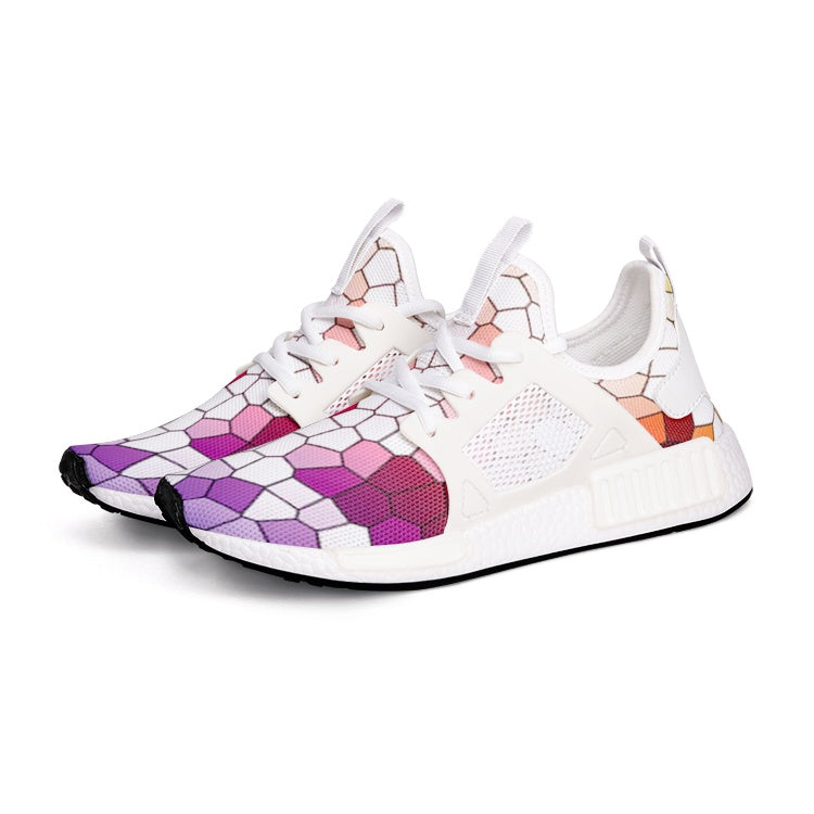 VIPER SHOES STYLE 54TR Multi Mosaic Abstract II Canvas Unisex Lightweight Sneaker