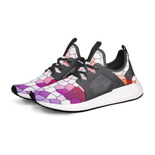 VIPER SHOES STYLE 54TR Multi Mosaic Abstract II Canvas Unisex Lightweight Sneaker