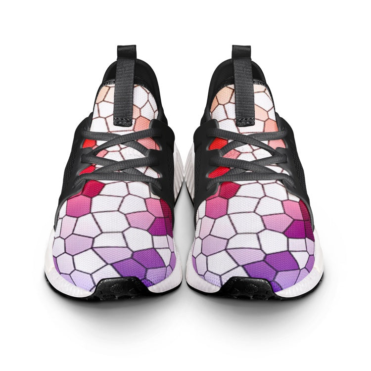 VIPER SHOES STYLE 54TR Multi Mosaic Abstract II Canvas Unisex Lightweight Sneaker