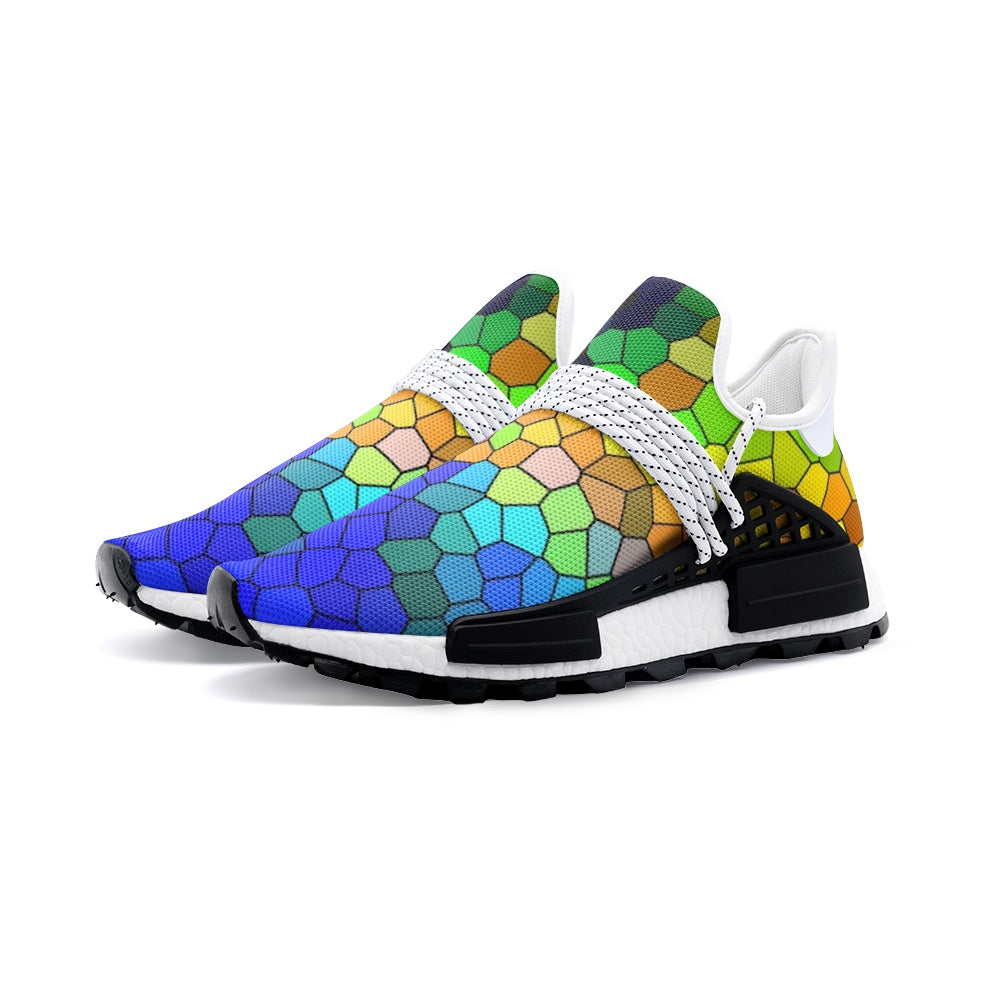 VIPER SHOE STYLE 55TR Multi Mosaic Abstract Unisex Lightweight Sneaker