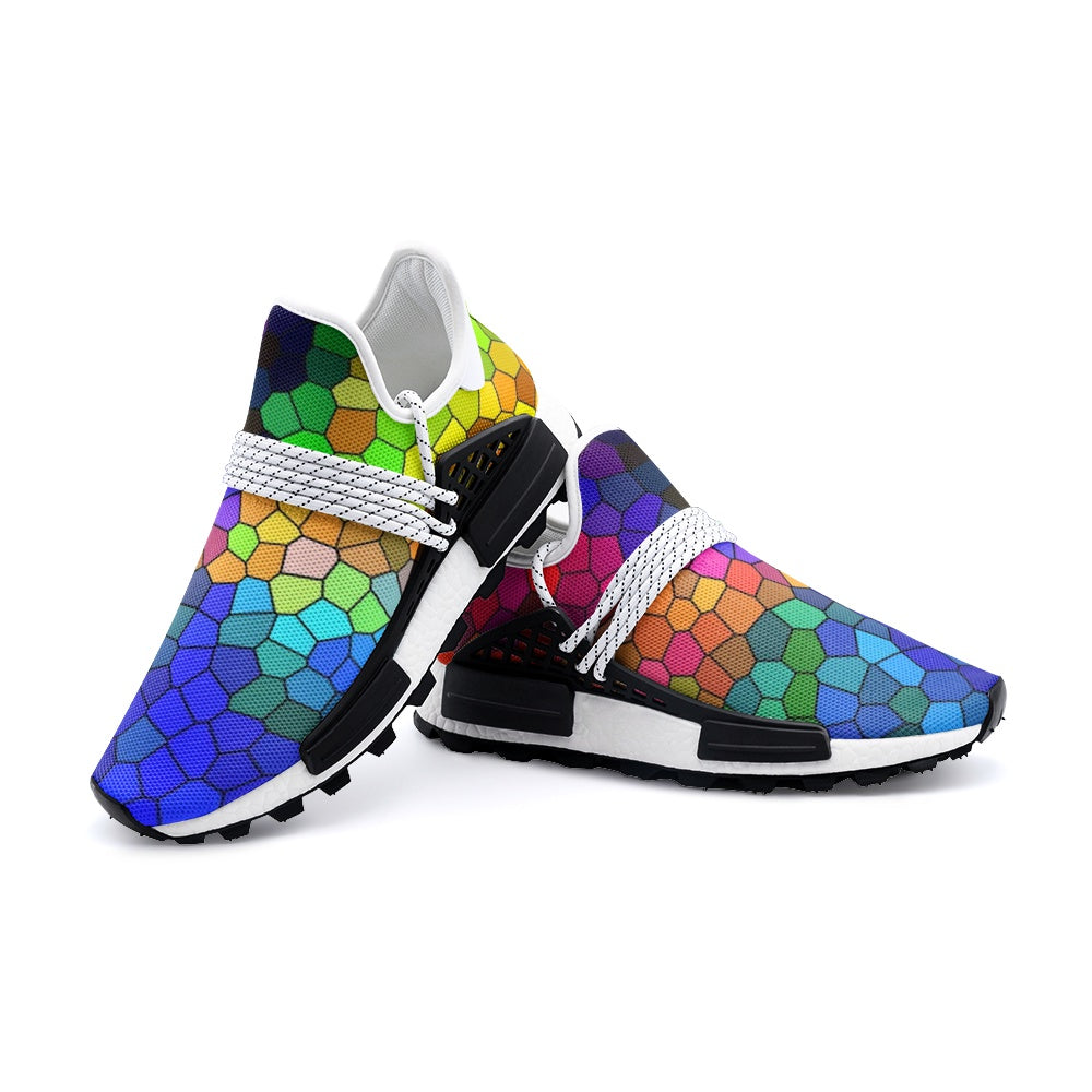 VIPER SHOE STYLE 55TR Multi Mosaic Abstract Unisex Lightweight Sneaker